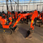 Kubota u10-3 joystick bediening