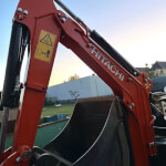 Hitachi 10U met joystick bediening