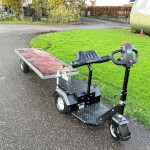 Hooiwagen voerwagen trekker met oplegger