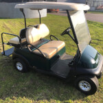 Golfwagen clubcar 4 pers flipflop bank