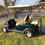 Golfwagen clubcar 4 pers flipflop bank