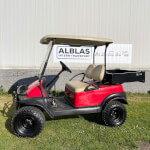 Ruwterrein clubcar rood