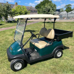 Clubcar groen met bakje
