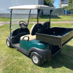 Clubcar groen met bakje
