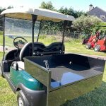 Clubcar groen met bakje