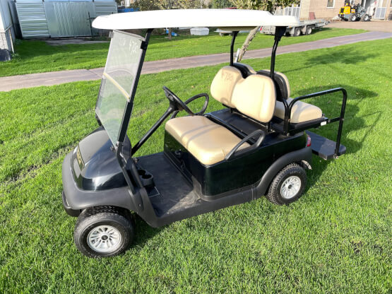 Clubcar 4 pers black met verlichting