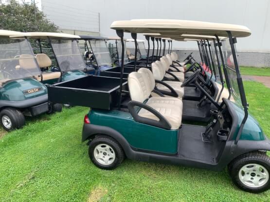 clubcar golfkar groen met laadbak