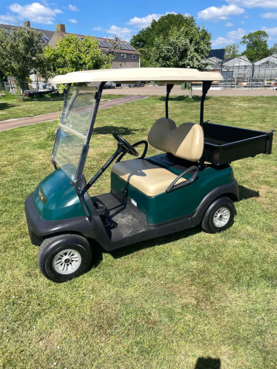Clubcar groen met bakje