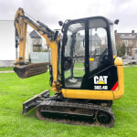 Caterpillar 302.4D cabine graafmachine