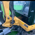 Caterpillar 302.4D cabine graafmachine