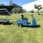 Electrotrekker met aanhangwagen