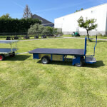 Stawagen met aanhangwagen