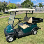 Clubcar groen met bakje