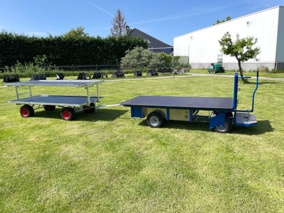 Stawagen met aanhangwagen