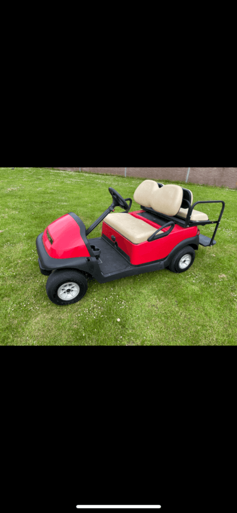 Clubcar 4 persoons Rood